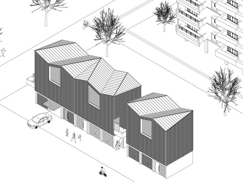 Cover Wohnen statt Parken durch Aufstockung von Garagen — ein Semesterprojekt
